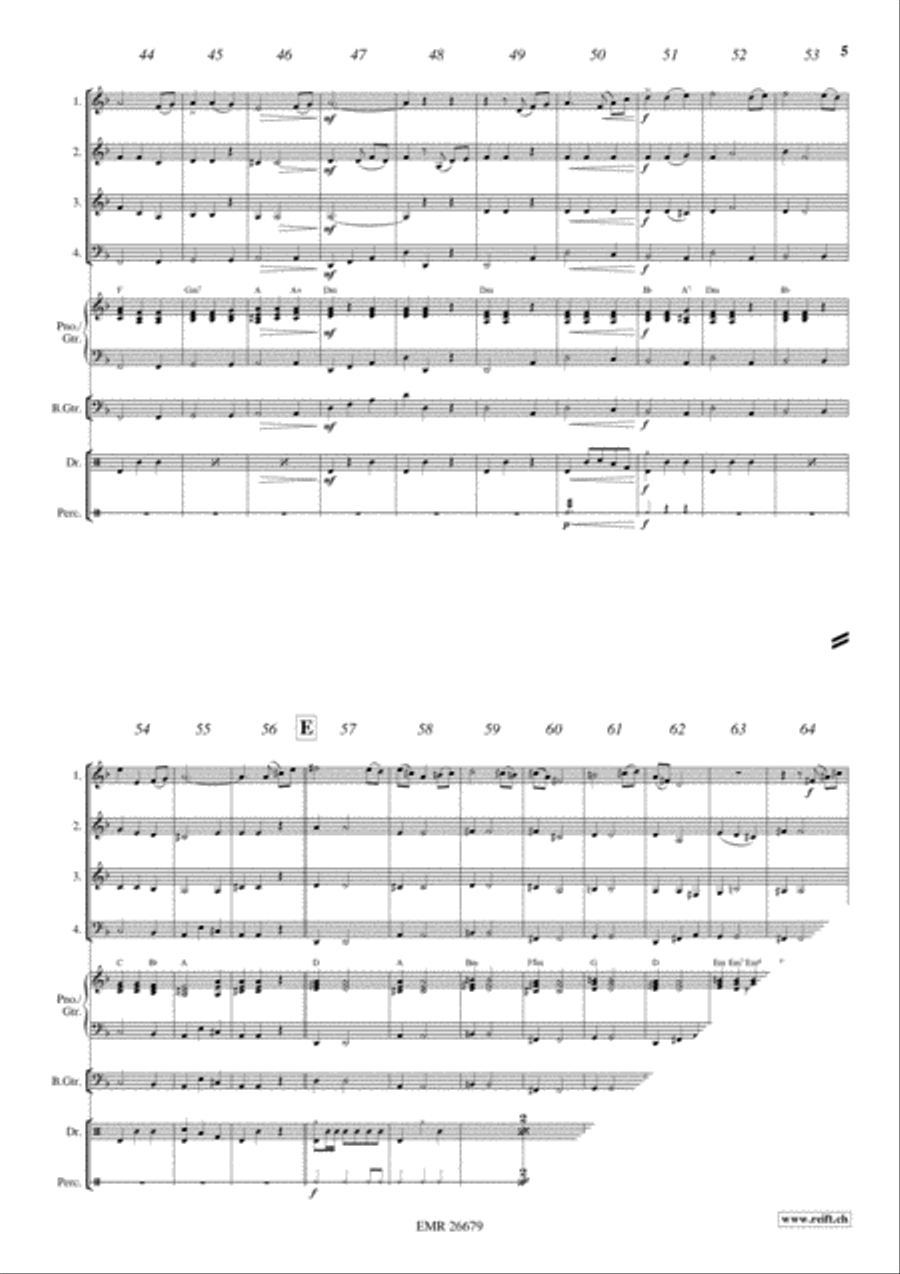 Dance Of The Condor Brass Ensemble scores gallery preview page 5