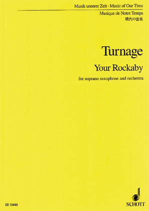 Book cover for Your Rockaby Sax/orch Study Score