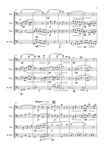 Gota de Orvalho - Waltz for Trombone Quartet image number null