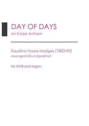 Day of Days by Faustina Hasse Hodges