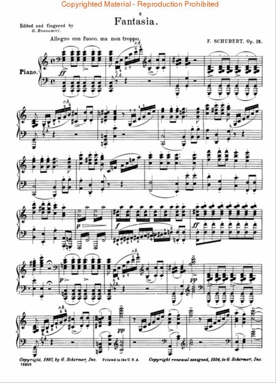 Fantasias, Impromptus, Moments Musicaux Fantasias, Impromptus, Moments Musicaux Piano Solo scores gallery preview page 3
