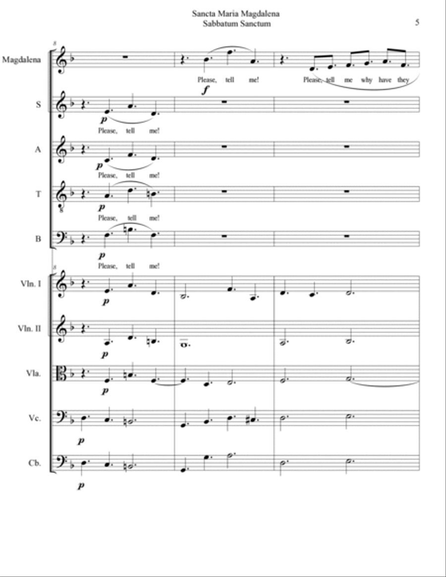 Sabbatum Sanctum 4-Part scores gallery preview page 6