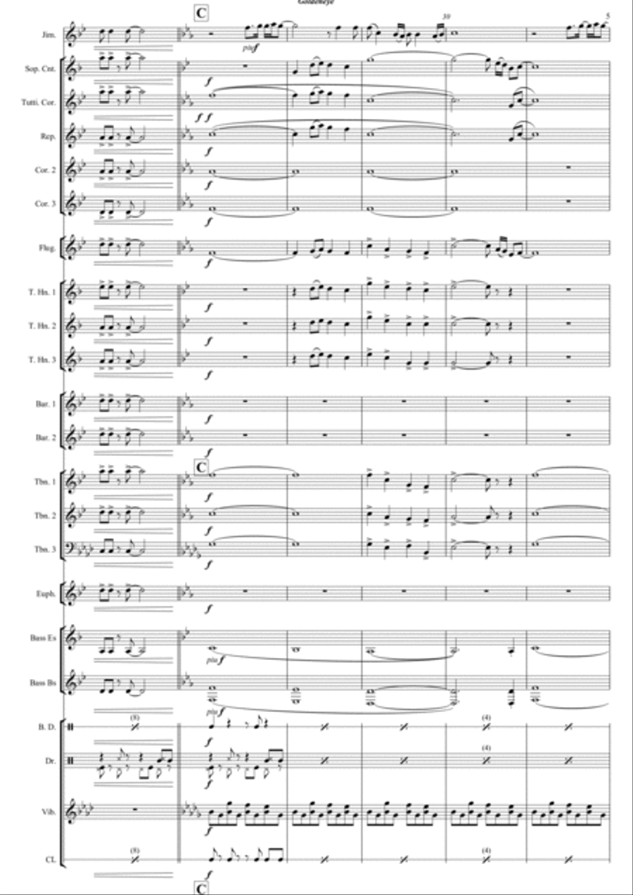 Goldeneye Brass Band scores gallery preview page 5