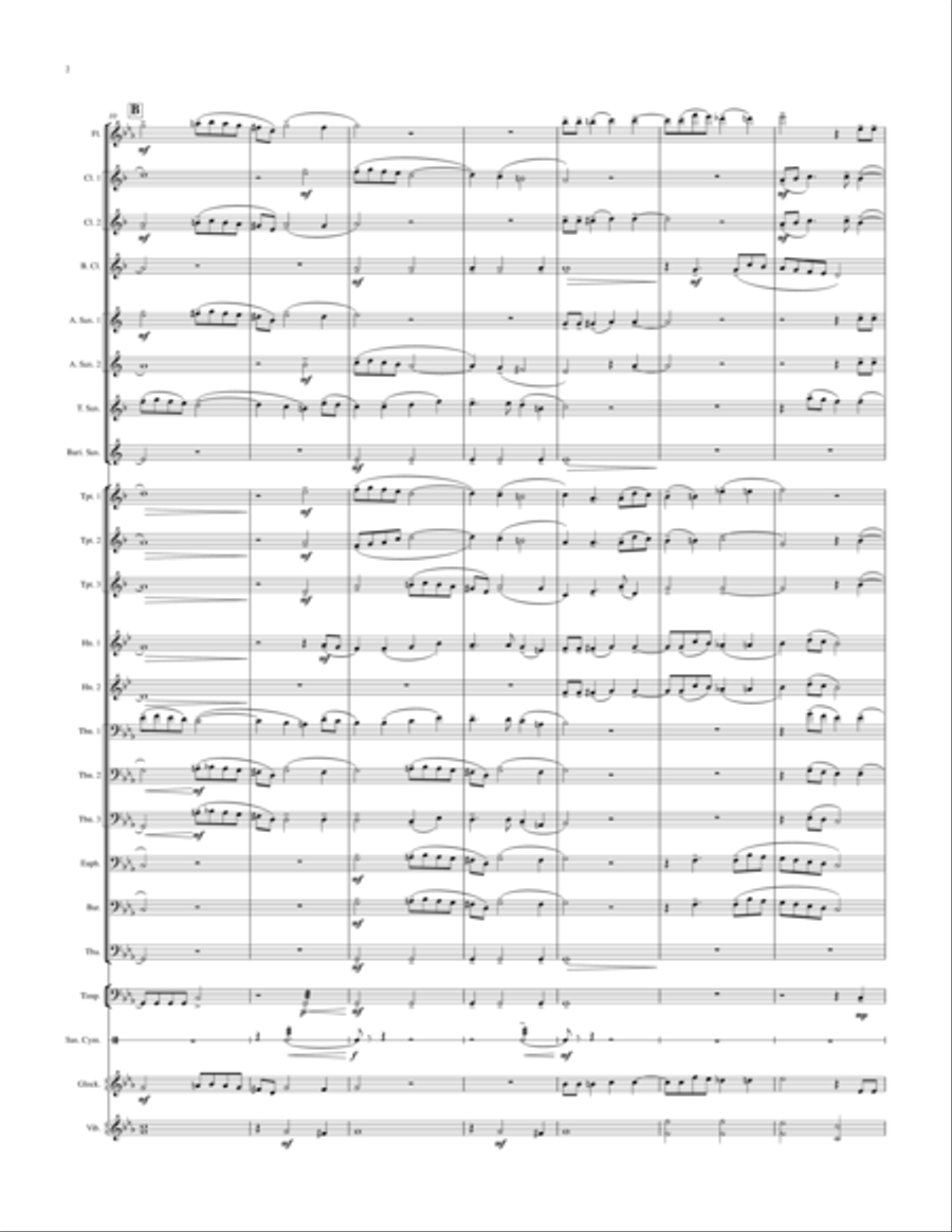 We Adore Thee Concert Band scores gallery preview page 2