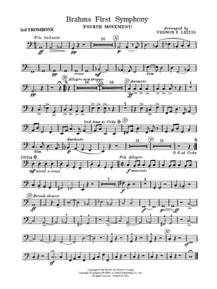 Brahms's 1st Symphony, 4th Movement: 3rd Trombone