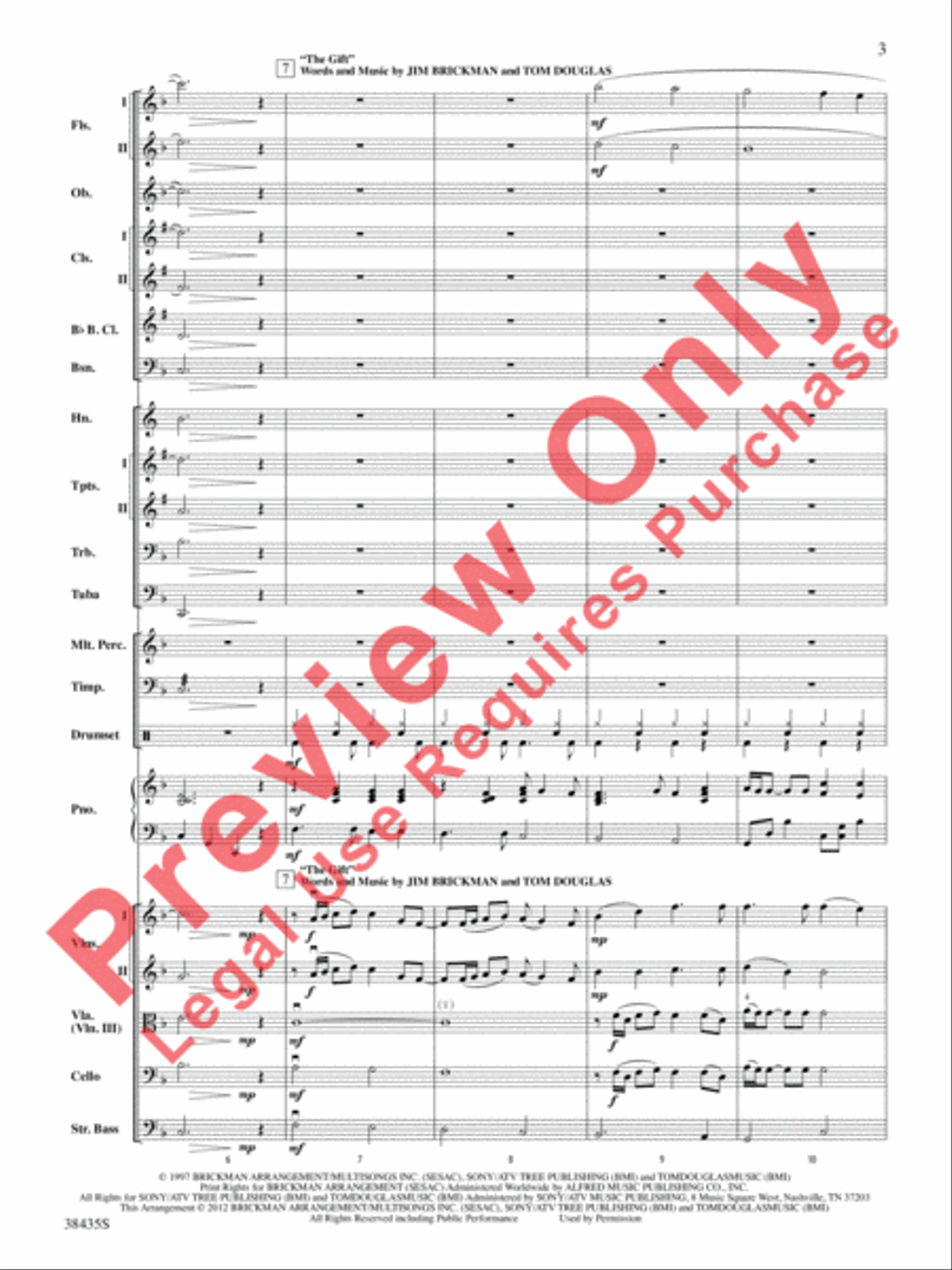 The Best of Jim Brickman Full Orchestra scores gallery preview page 4