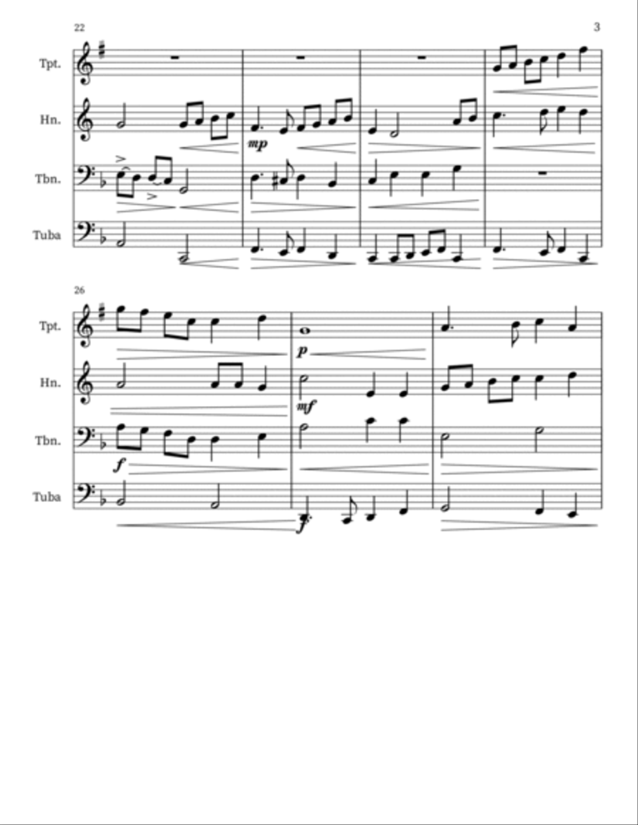 Ballad of the Trees Ballad of the Trees Small Ensemble scores gallery preview page 3