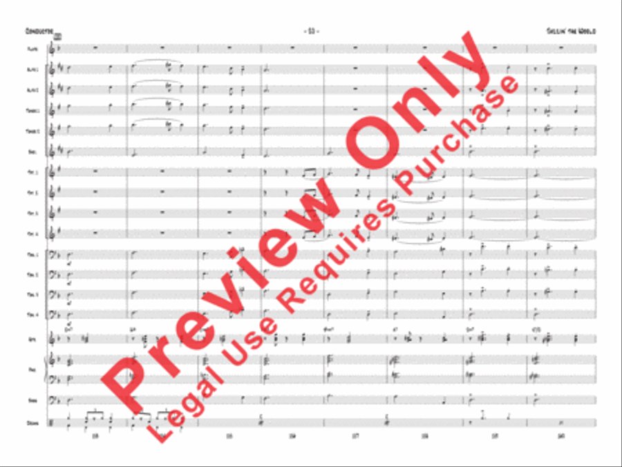 Jazzin' the World Jazz Ensemble scores gallery preview page 23