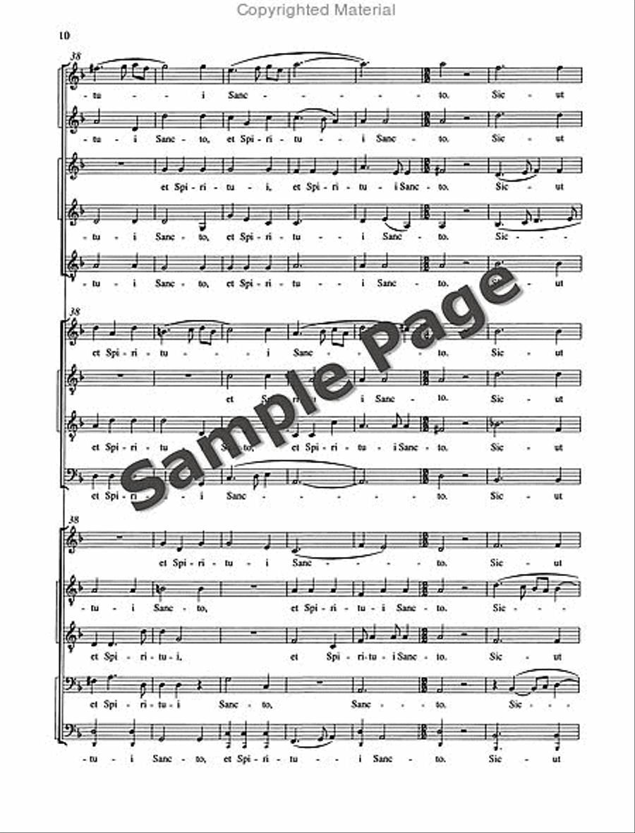 Nunc Dimittis Three Choirs STTB scores gallery preview page 11