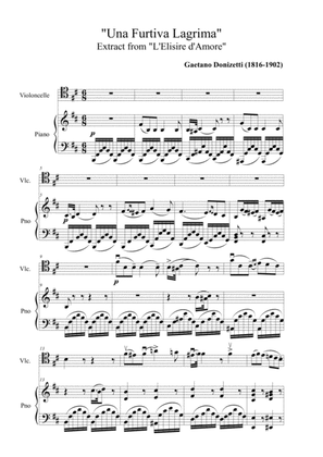 Donizetti : Una Furtiva Lagrima-Extract from "L'Elissire d'Amore"