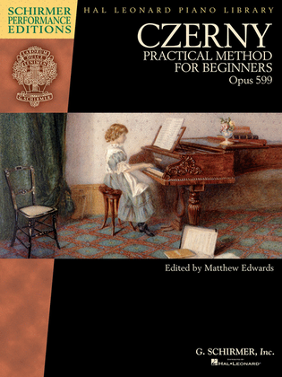 Book cover for Czerny – Practical Method for Beginners, Opus 599