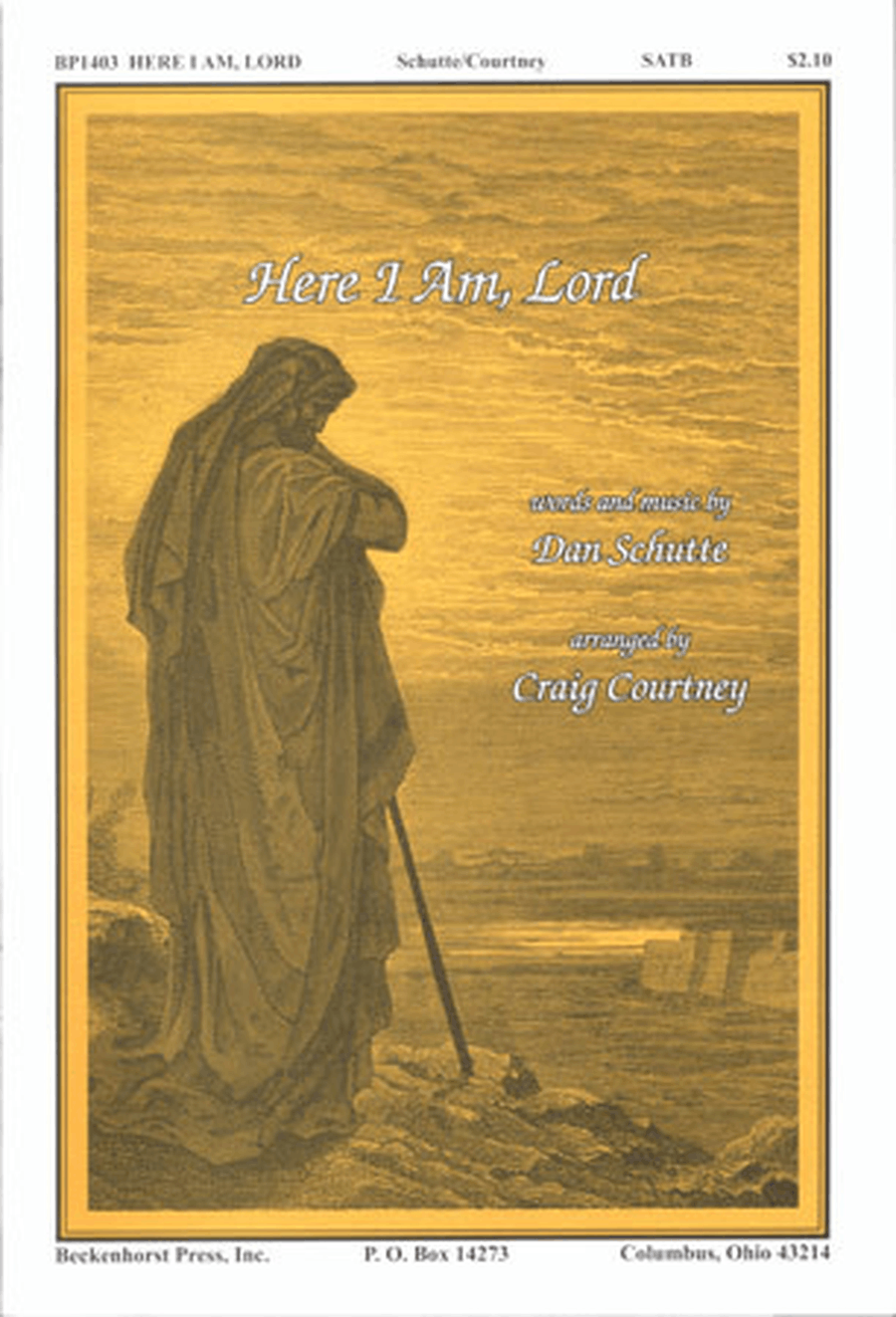 Here I Am, Lord 4-Part scores gallery preview page 1