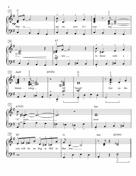 Take The "A" Train by Billy Strayhorn Piano Method - Digital Sheet Music
