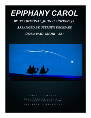 Book cover for Epiphany Carol (for 2-part choir - (SA)