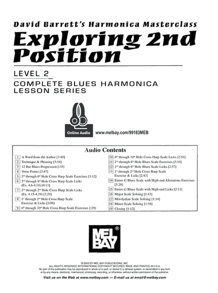 Exploring 2nd Position, Level 2-Complete Blues Harmonica Lesson Series image number null