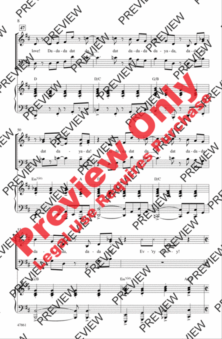 Hamilton Highlights 3-Part scores gallery preview page 8
