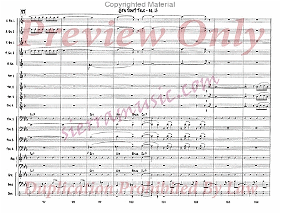 It's Just Talk Big Band scores gallery preview page 14