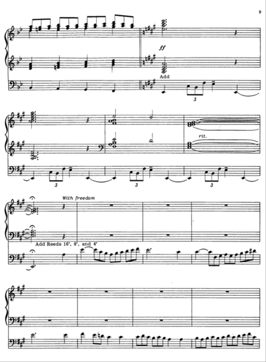 Toccata on Rejoice, Ye Pure in Heart Organ scores gallery preview page 3