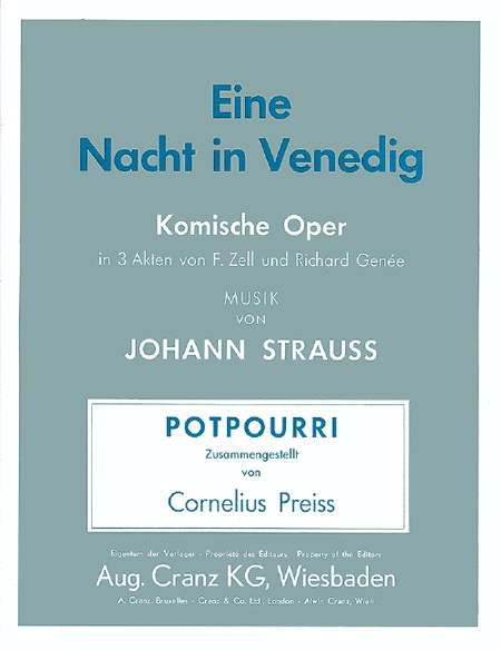 Strauss J Eine Nacht In Venedig - Potp