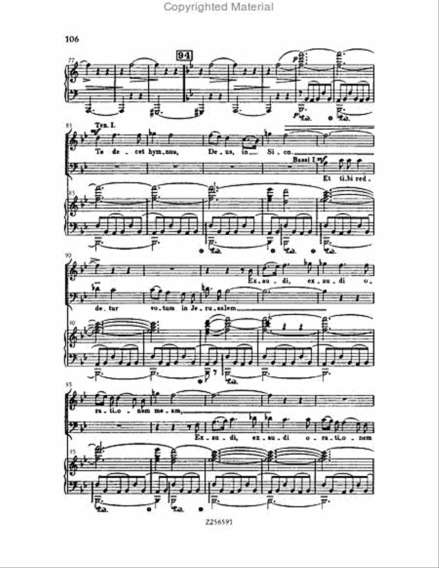 Grande Messe du Morts, H 75 Choir scores gallery preview page 106