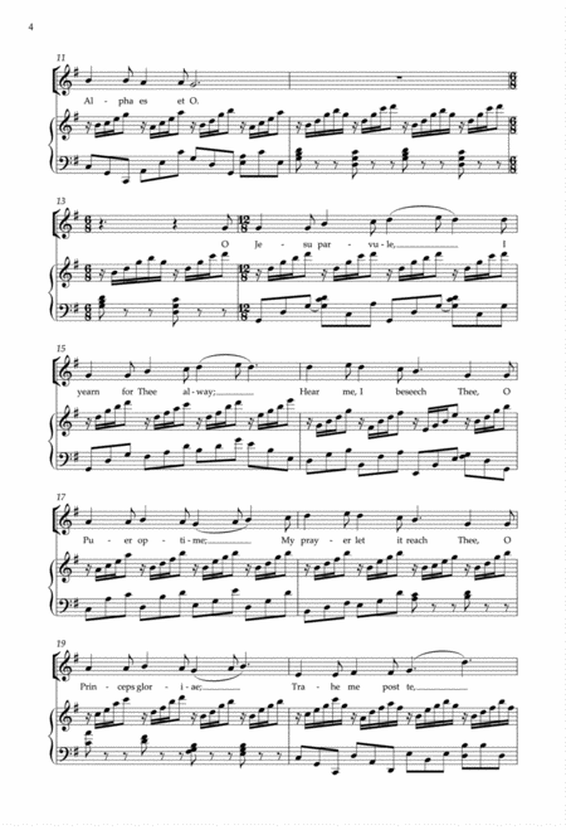 In dulci jubilo from Enchanted Carols (Downloadable Choral Score)
