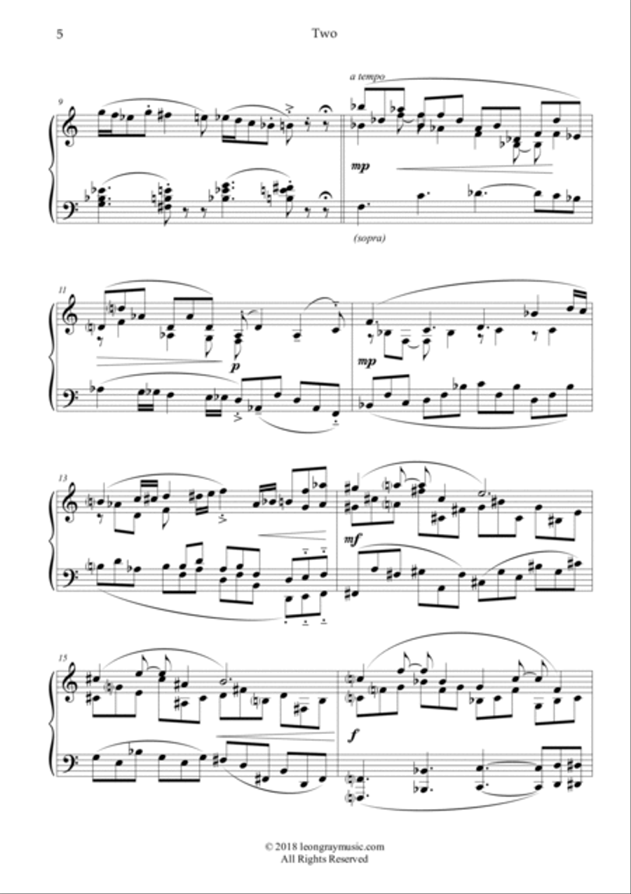 Blanching Mays, On Russet Floors (No. 2), Leon Gray Piano Solo scores gallery preview page 3