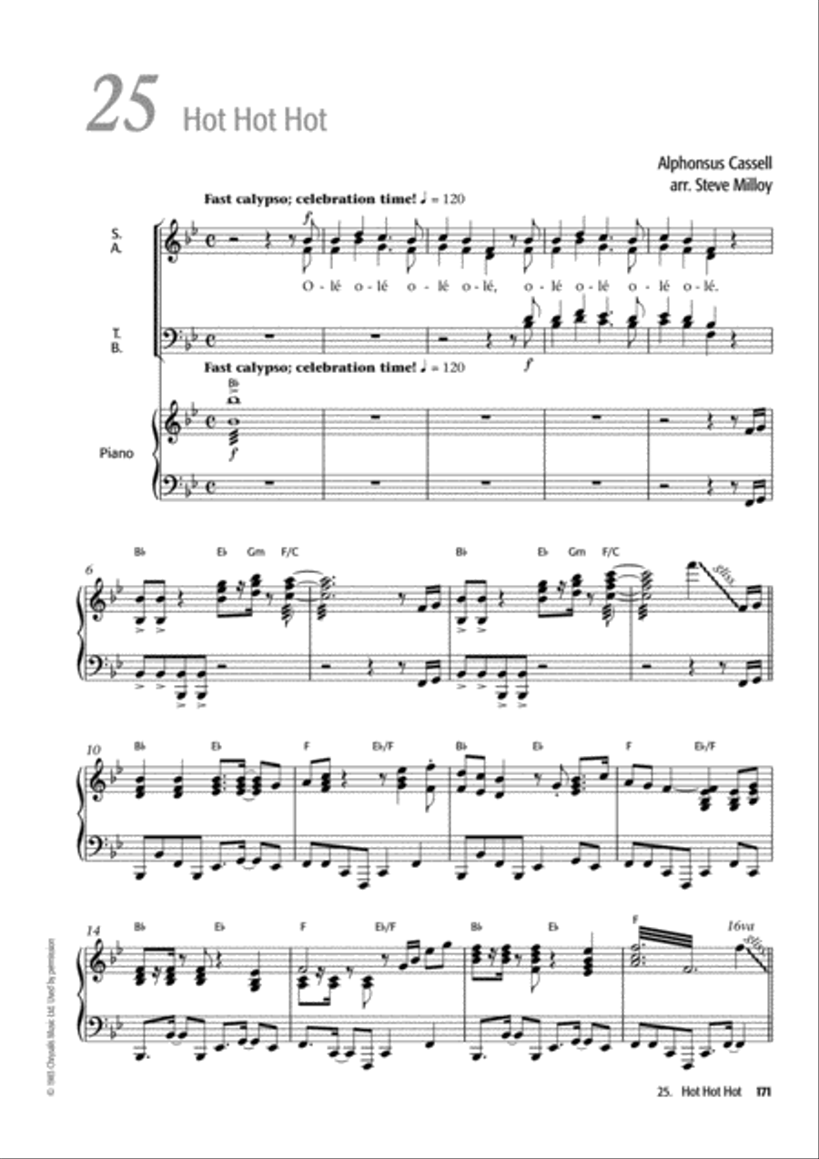 Popular Voiceworks 1 4-Part scores gallery preview page 43