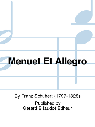Book cover for Menuet Et Allegro