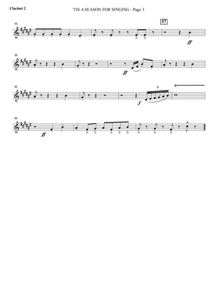 Appalachian Winter (A Cantata For Christmas) - Bb Clarinet 2