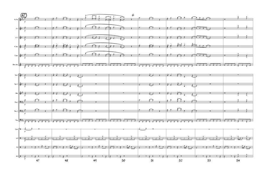 Playing With The Boys Marching Band scores gallery preview page 6