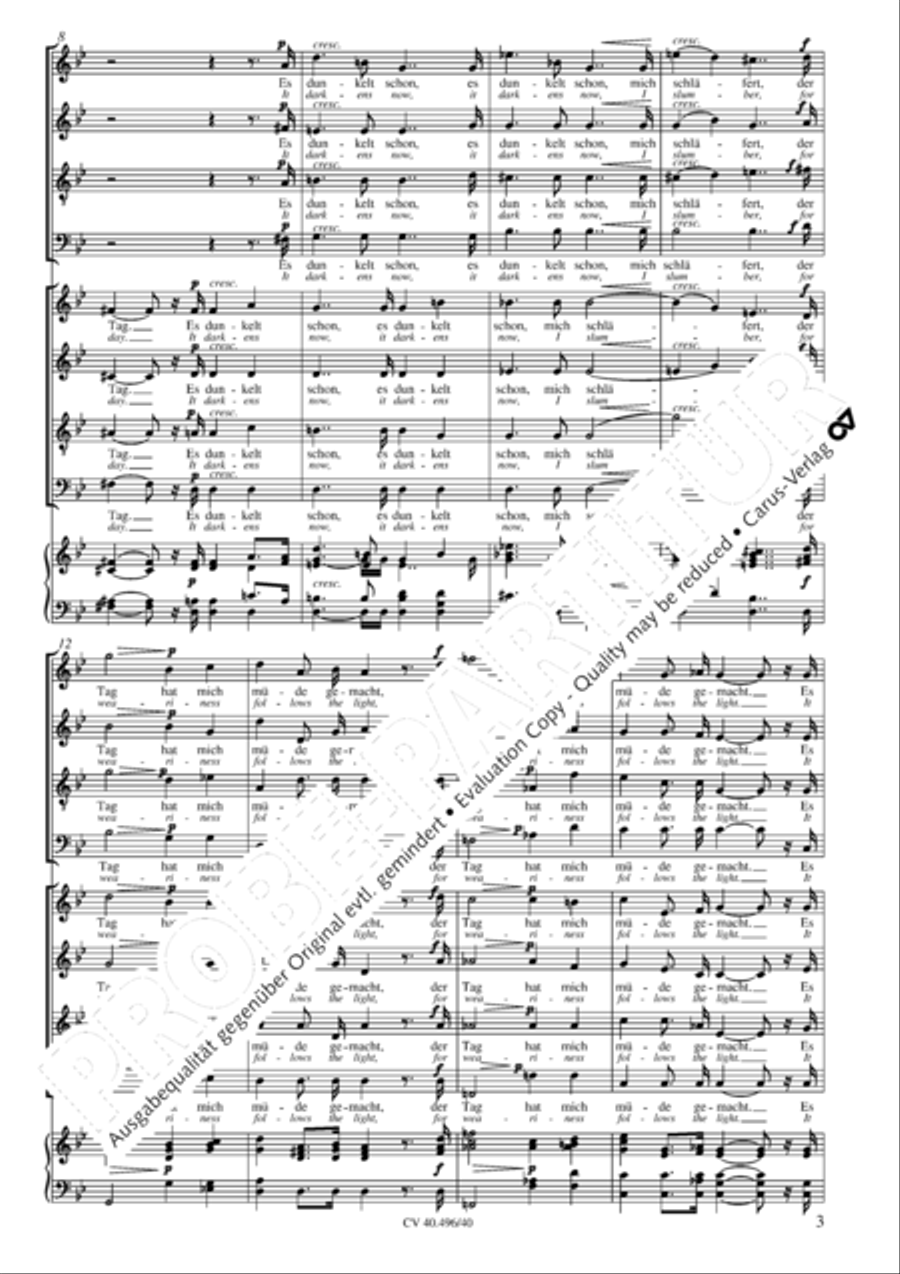 Grim death, it is the cooling night 4-Part scores gallery preview page 4