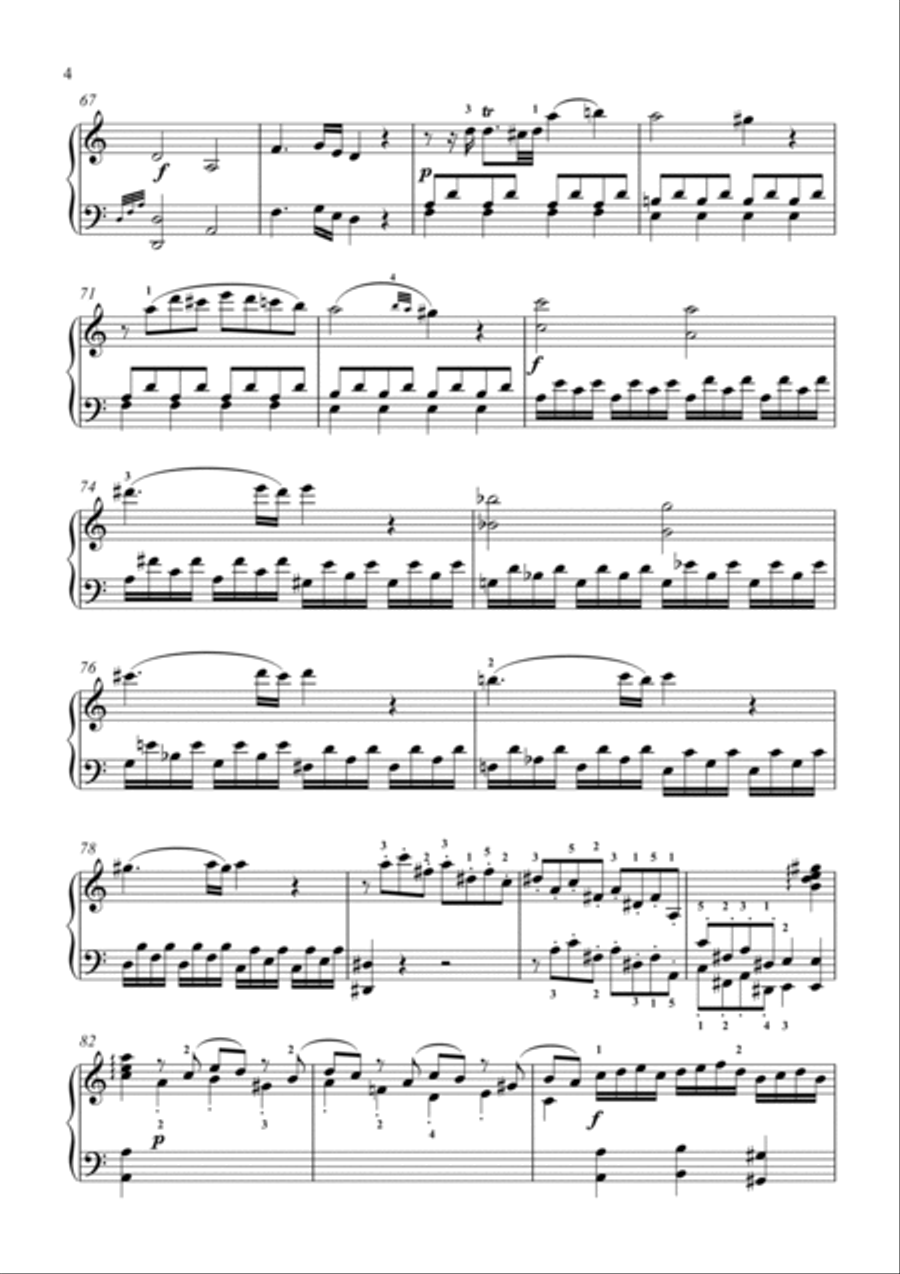 Mozart-Piano Sonata No.7 in C major, K.309 Piano Solo scores gallery preview page 5