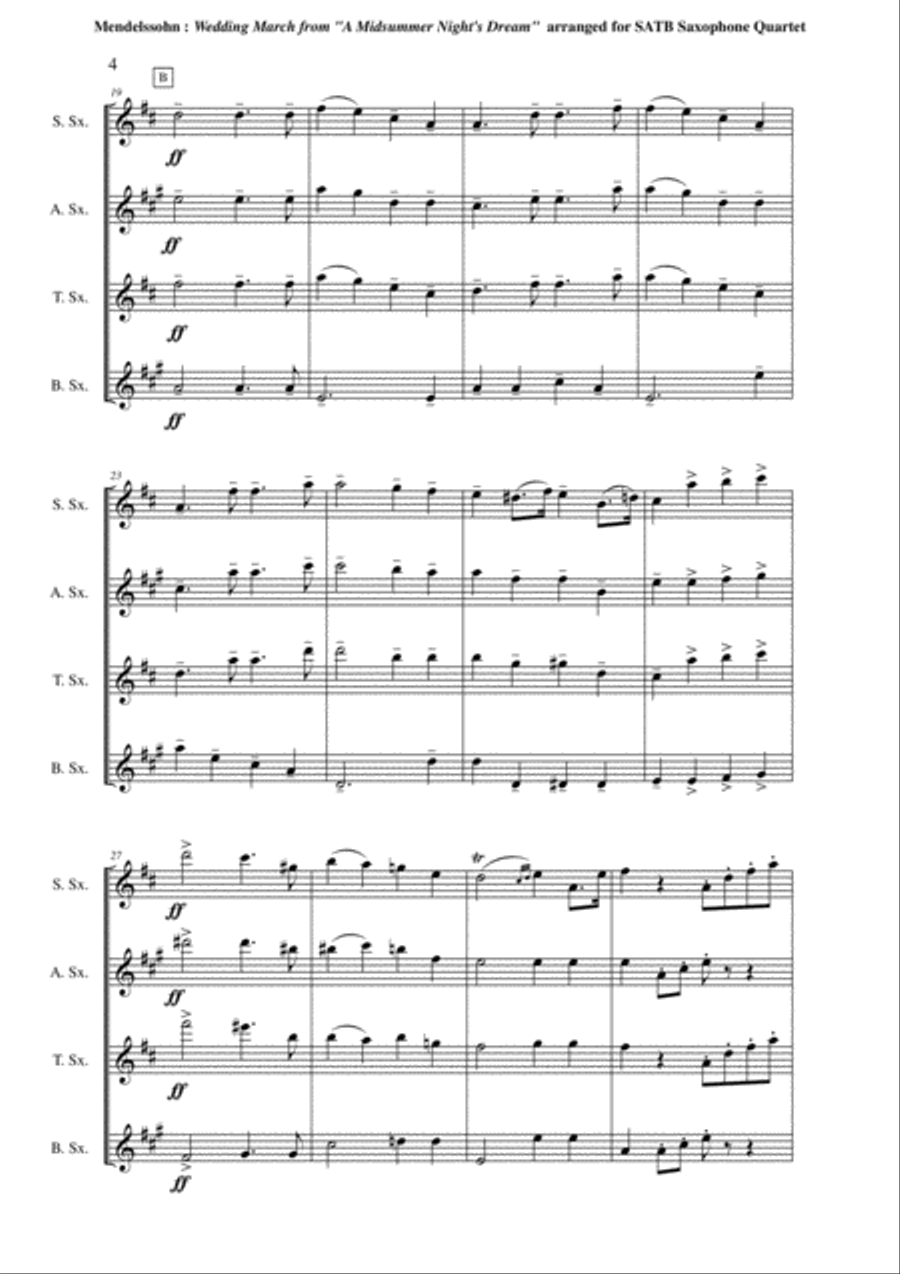 Felix Mendelssohn: Wedding March from 