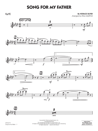 Song For My Father (arr. Paul Murtha) - Flute