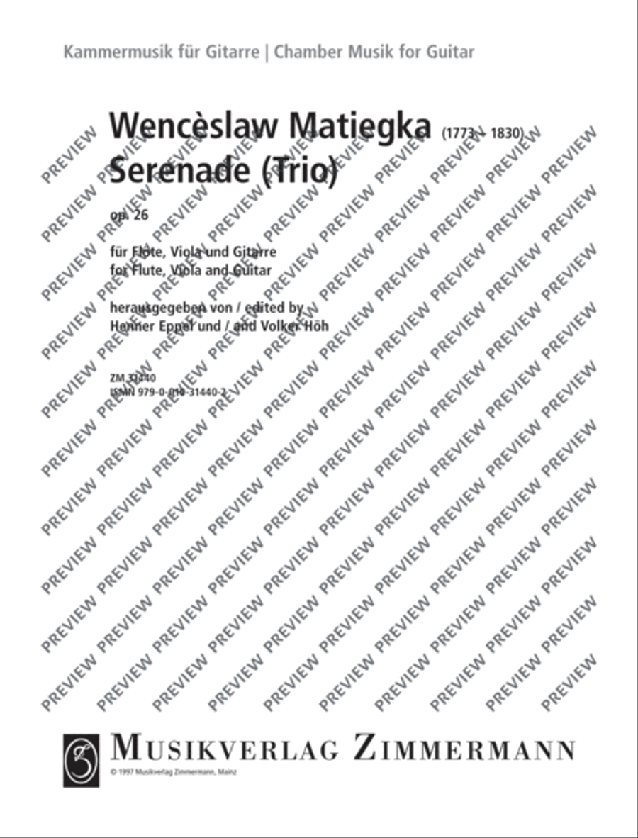 Serenade (Trio) Flute scores gallery preview page 2