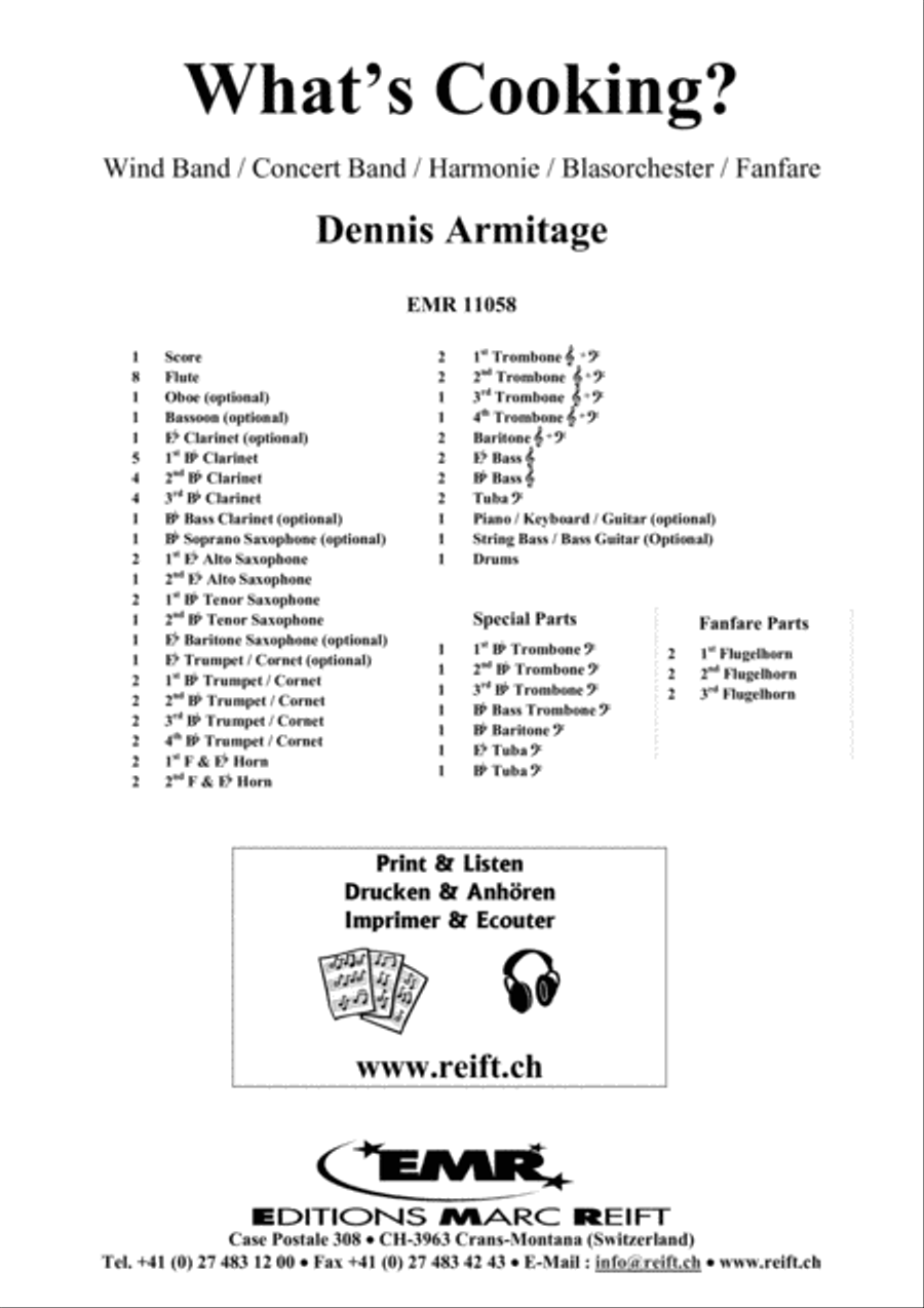 What's Cooking? Concert Band scores gallery preview page 2