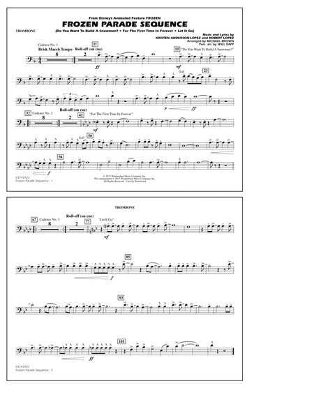 Frozen Parade Sequence - Trombone