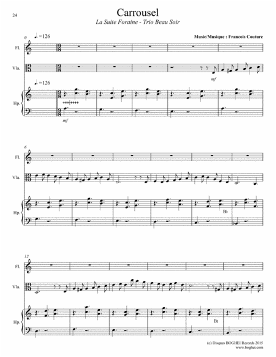 CARROUSEL Small Ensemble scores gallery preview page 1