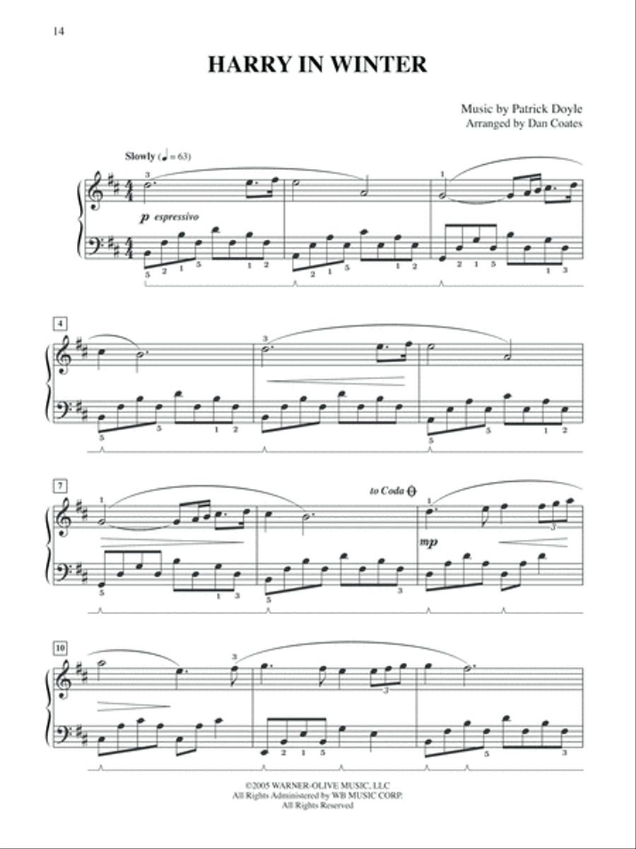 Selections from Harry Potter And The Goblet Of Fire - Easy Piano Easy Piano scores gallery preview page 2