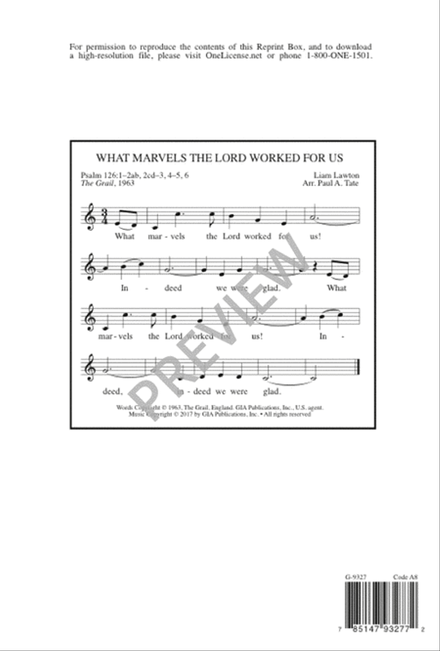 What Marvels the Lord Worked for Us 3-Part scores gallery preview page 9