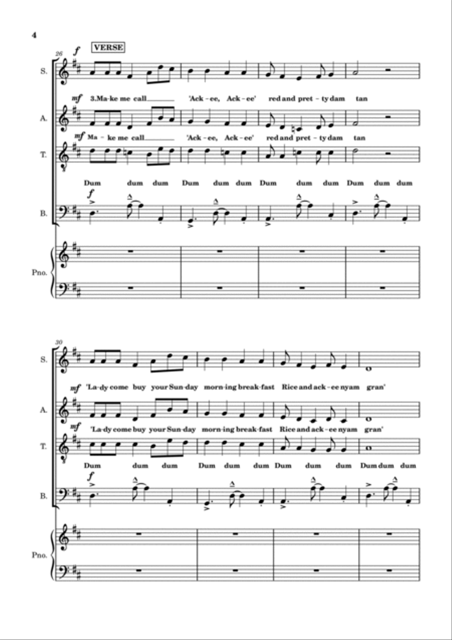 Linstead Market Voice scores gallery preview page 4