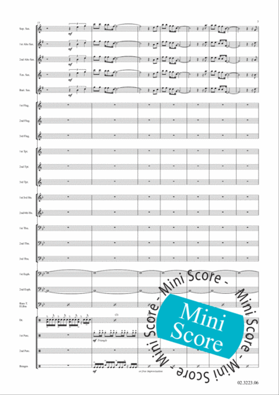 Land Of Make Believe Land Of Make Believe Fanfare Band scores gallery preview page 7