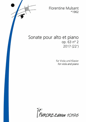 Book cover for Sonate pour alto et piano op. 63 no. 2