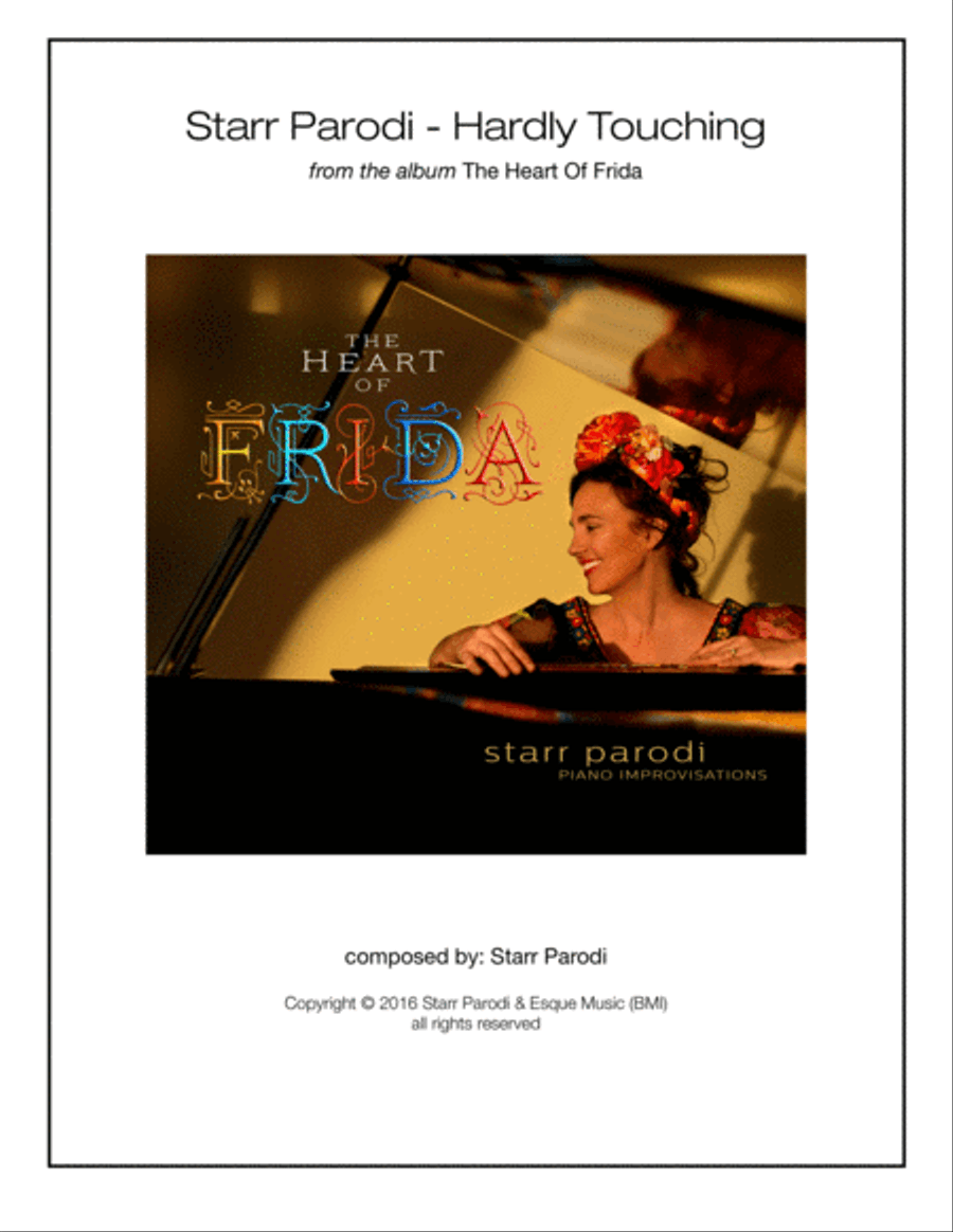 Hardly Touching Piano Solo scores gallery preview page 1