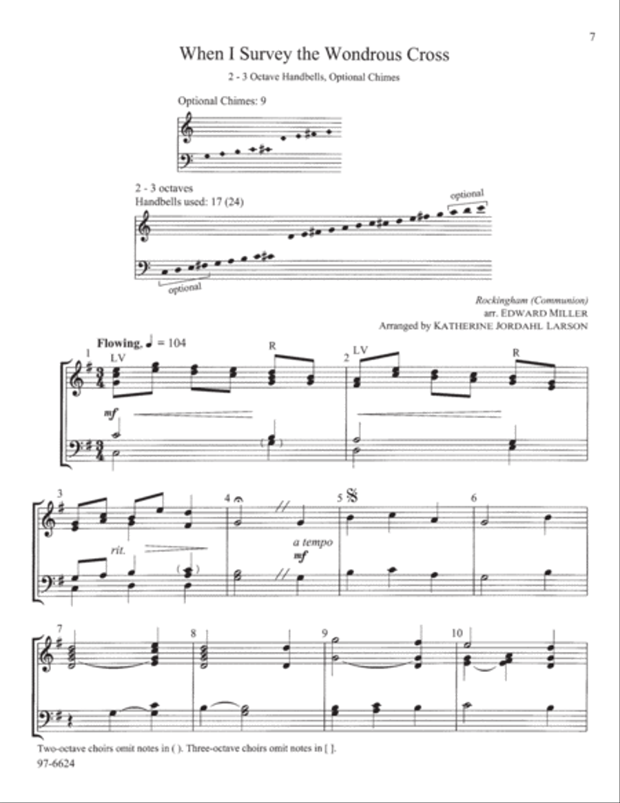 Easter Resonance Handbell Choir scores gallery preview page 4