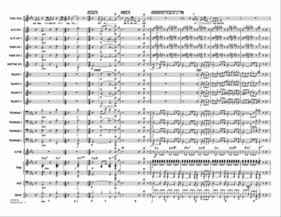 Feeling Good - Full Score Jazz Ensemble scores gallery preview page 3
