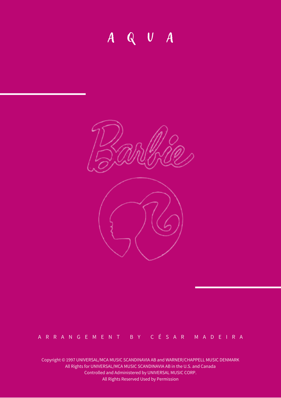 Barbie Girl Piano, Vocal scores gallery preview page 2