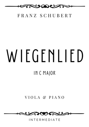 Book cover for Schubert - Wiegenlied (Cradle Song) in C Major - Intermediate