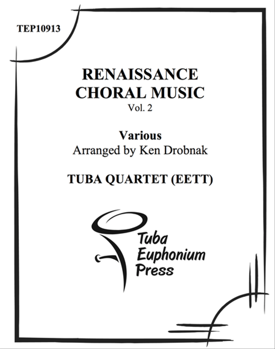 Renaissance Choral Music Choir scores gallery preview page 1