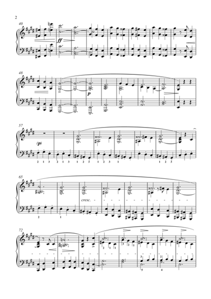 Op.39, Scherzo no.3 in C-sharp minor